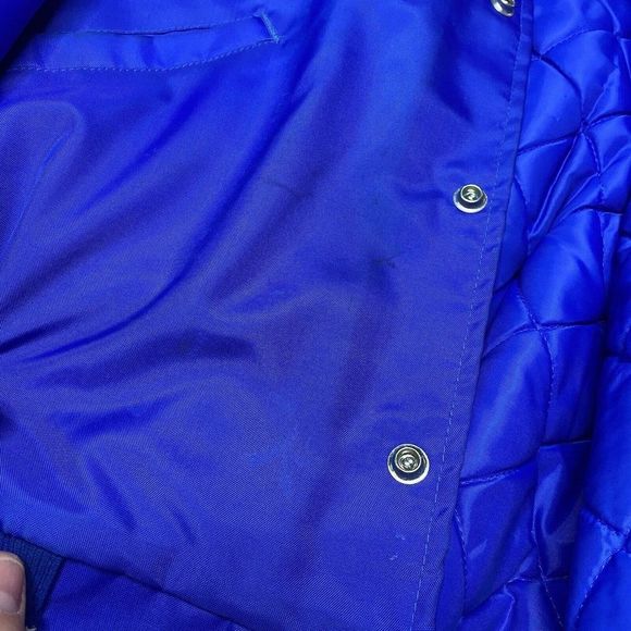 Vintage Seattle Seahawks Jacket Size XL Olympic Peninsula Satin Style Bomber 90s - Picture 10 of 11